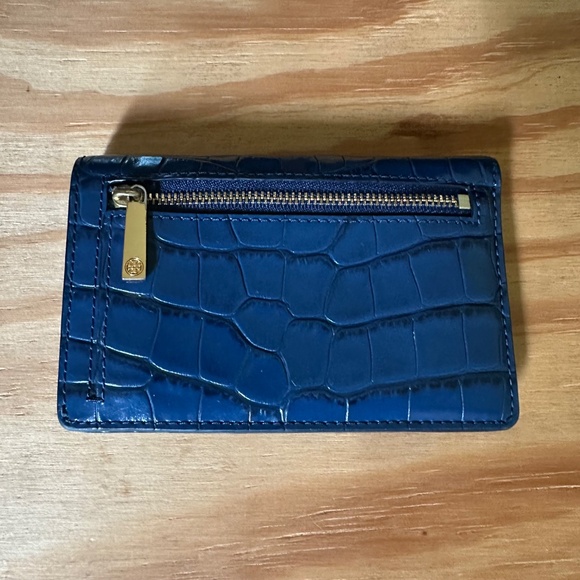 Tory Burch Blue Leather Wallet - Picture 4 of 10